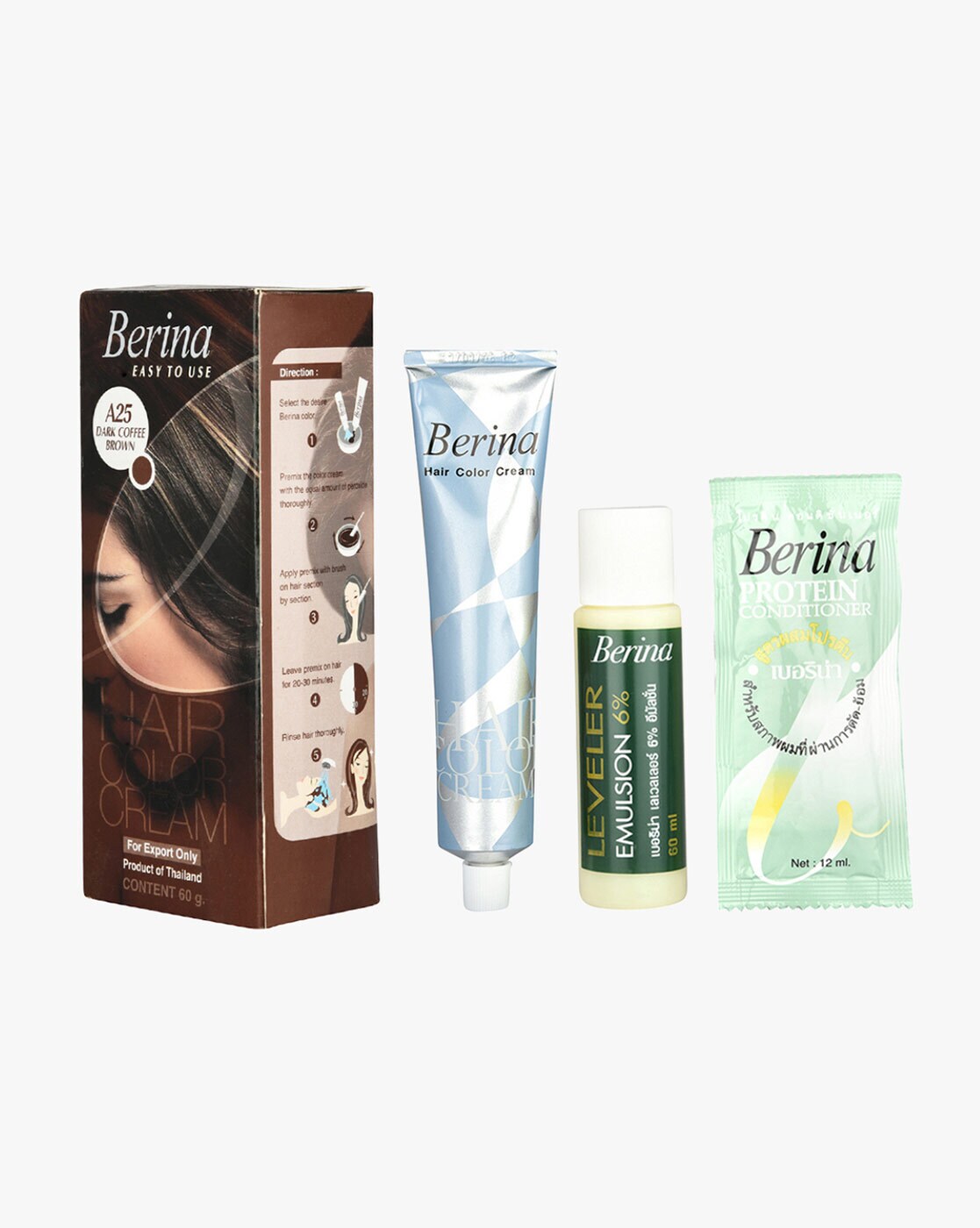 Buy a25 dark coffee Hair Styling for Women by Berina Online Buy a25 dark coffee Hair Styling for Women by Berina Online