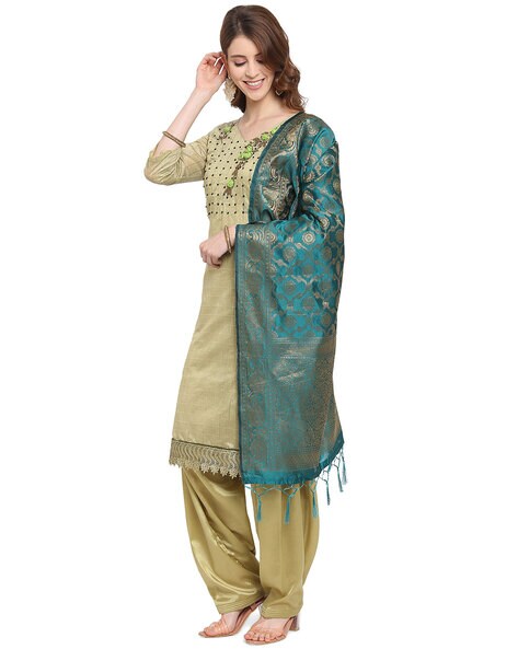 Indian Unstitched Dress Material Price in India