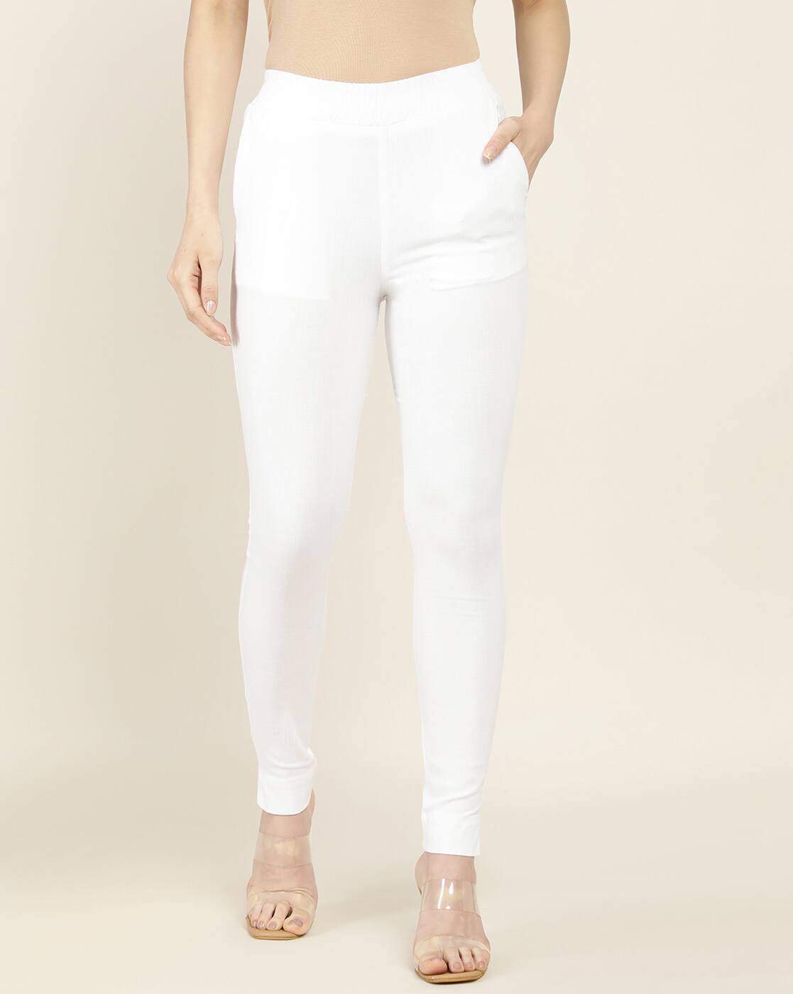 Buy White Pants for Women by SOCH 