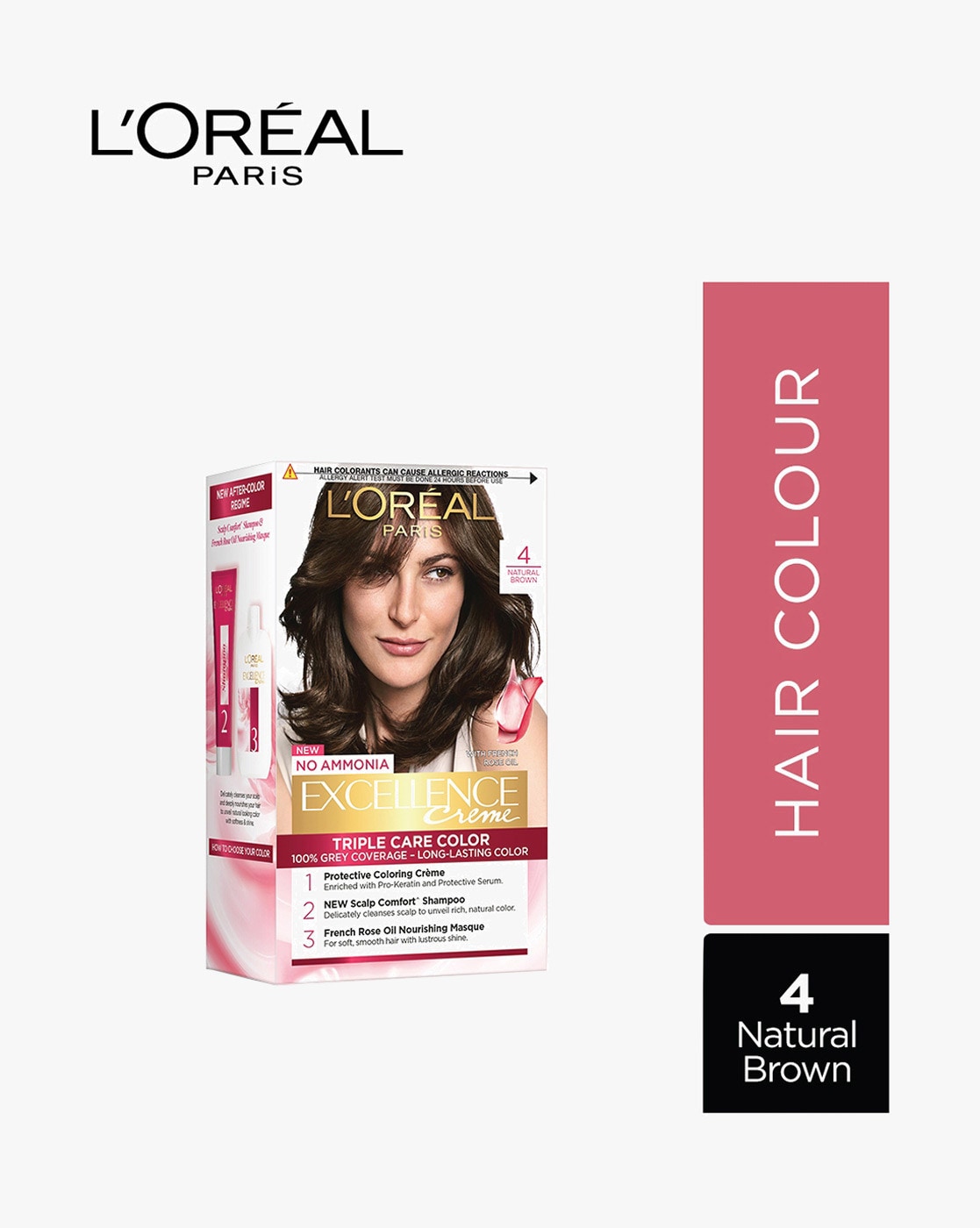 LOREAL, Excellence Creme - 4 Brown Triple Care Hair Color | Watsons  Philippines