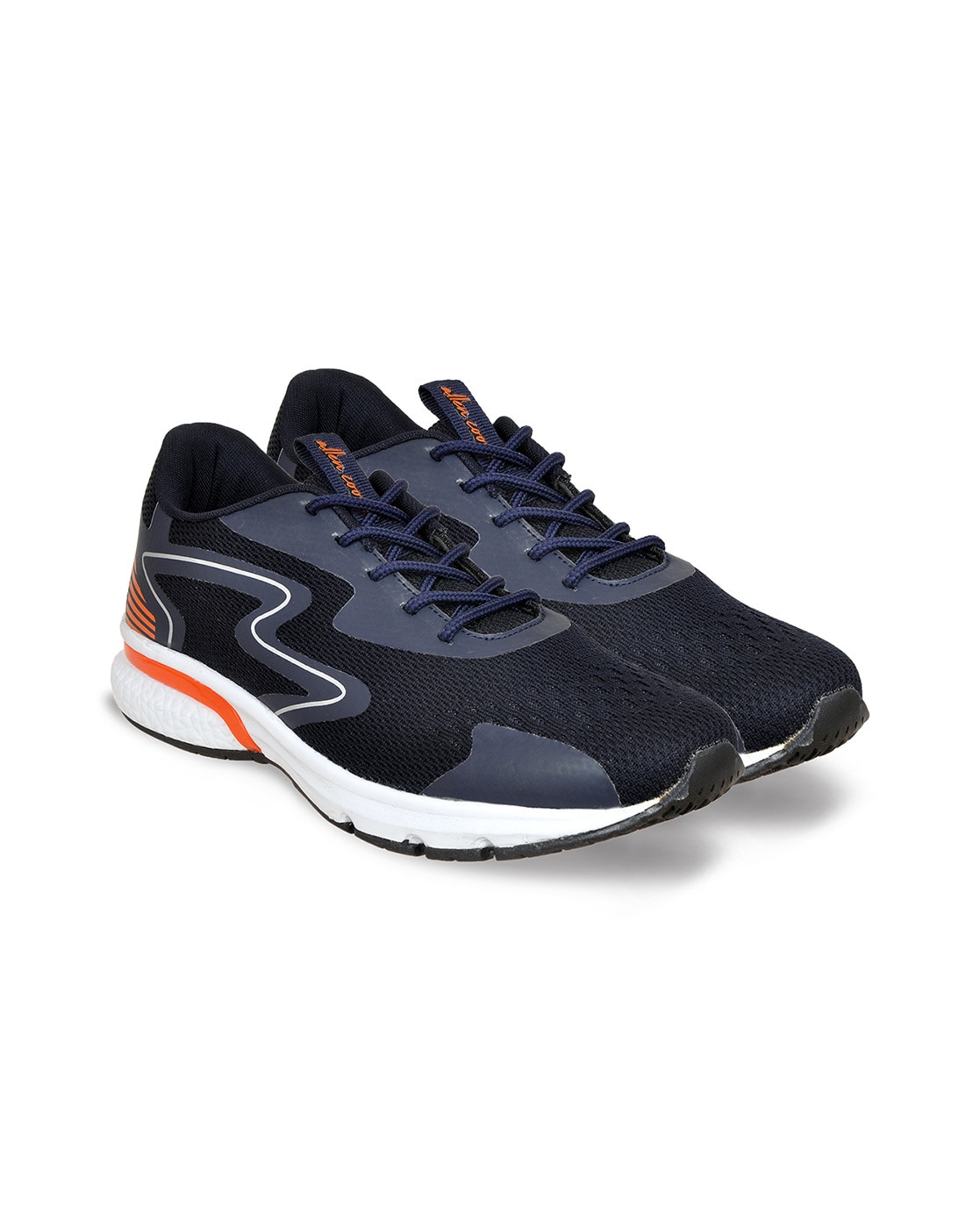 allen cooper navy blue running shoes