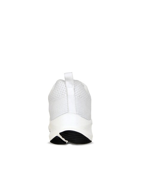 Plain white outlet sports shoes