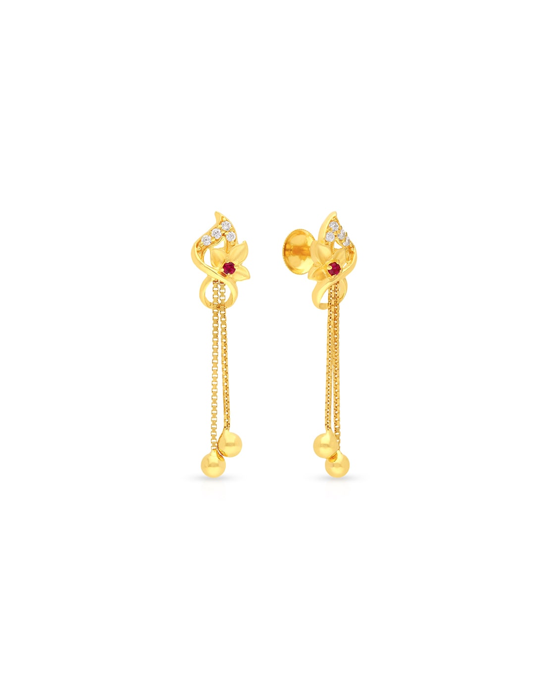 Buy Malabar Gold Earring SSNOEG155 for Women Online  Malabar Gold   Diamonds