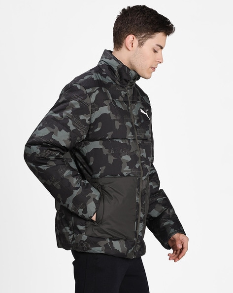 Puma camo jacket best sale