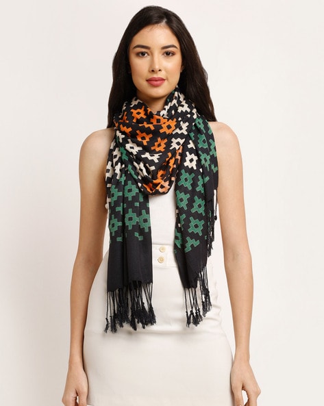 Geometric Print Stole Price in India