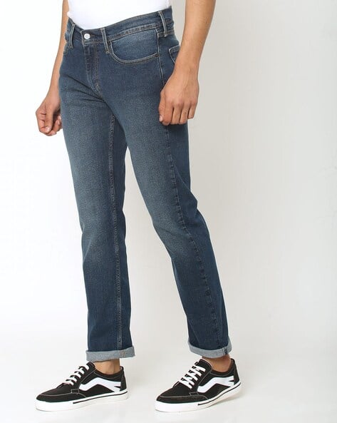 LEVIS Mid-Wash Slim Fit Jeans with 5 