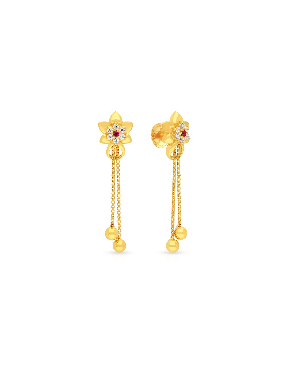 Buy 14kt, 18kt , 22kt Hallmark Certified Real Solid Yellow Gold Handmade  Round Screw Back Stud Women's Earrings Online in India - Etsy