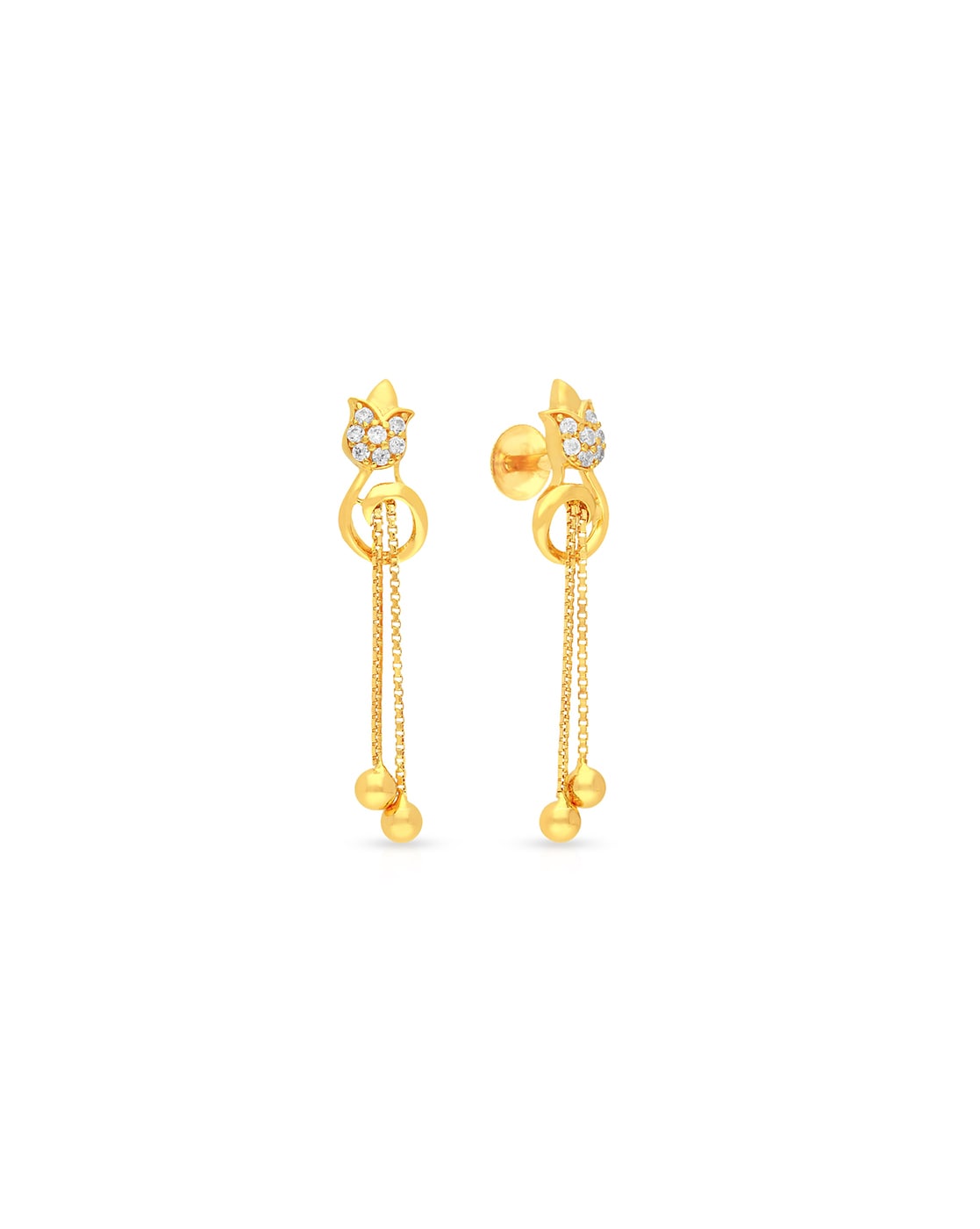 Elevate Your Look with an 22 KT Fancy Earrings Design  Jewelegance