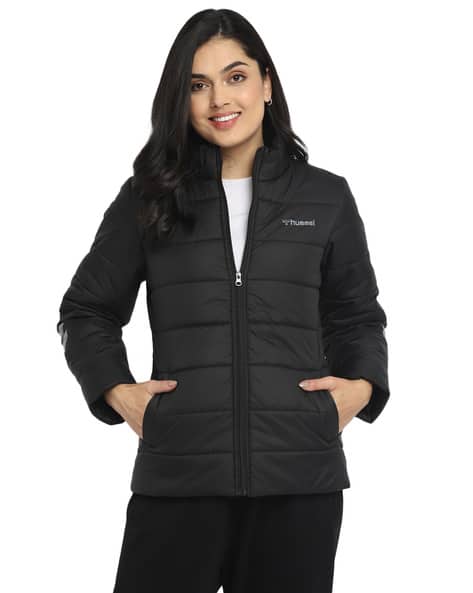 Zip-Front Bomber Jacket with Insert Pockets