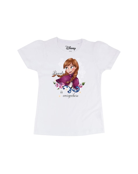 Buy Yellow Tshirts for Girls by Disney By Wear Your Mind Online