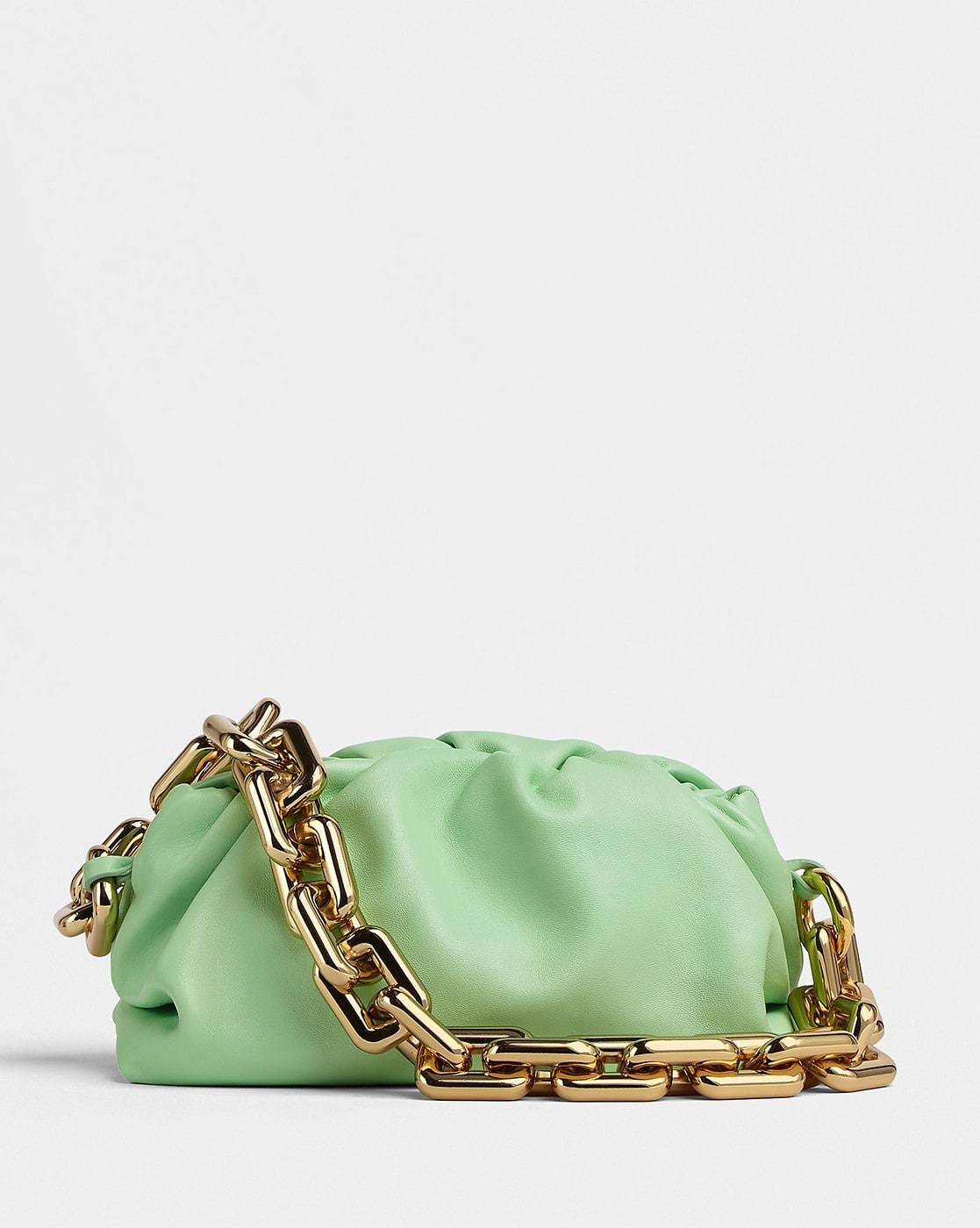 Buy BOTTEGA VENETA Teen Chain Pouch Shoulder Bag Wasabi Color