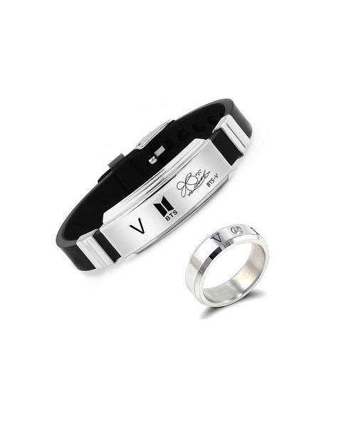 Buy BTS Ring Kpop BTS Love Yourself Ring Rings for BTS Fans Jewelry  (RI-Life V) at Amazon.in
