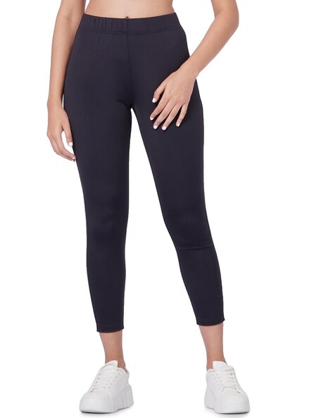 Slim Fit Leggings with Elasticated Waistband