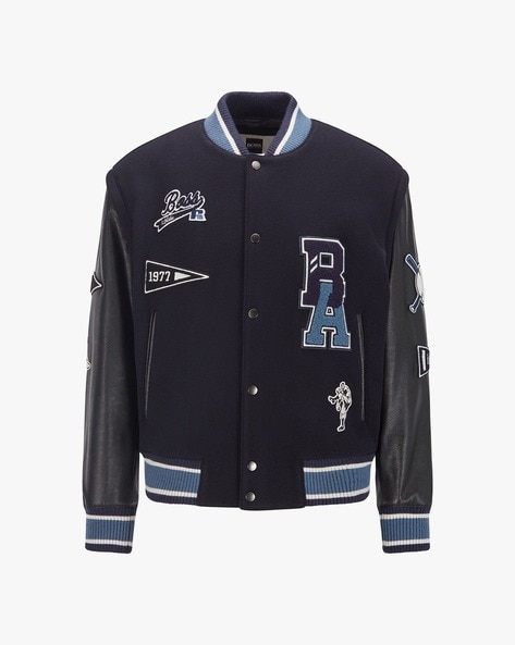 button down varsity jacket