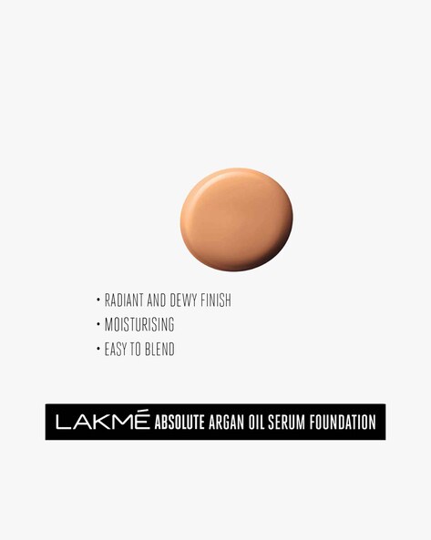 lakme absolute argan oil serum foundation silky golden