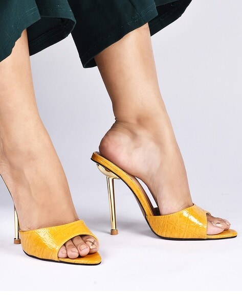 Women's High Heel Sandals Sexy Pointed Toe Peep Toe Stiletto - Temu