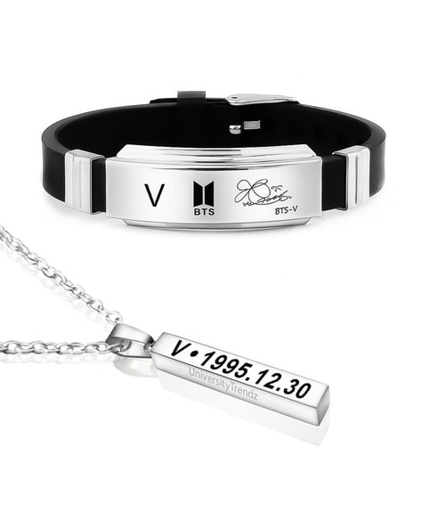 BTS V Inspired Hologram Bracelet, Kpop Bohemian Style Bracelet, Stretchy  Bracelet - Etsy Finland
