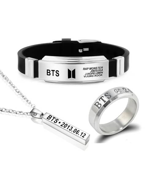 Buy Silver-Toned Bracelets Kadas for Men by University Trendz