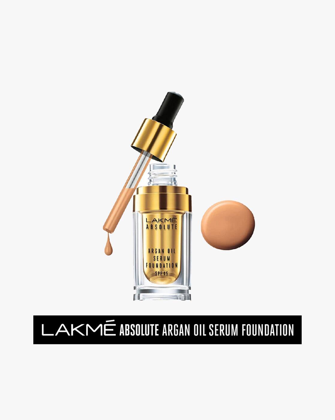 lakme argan oil foundation rose silk