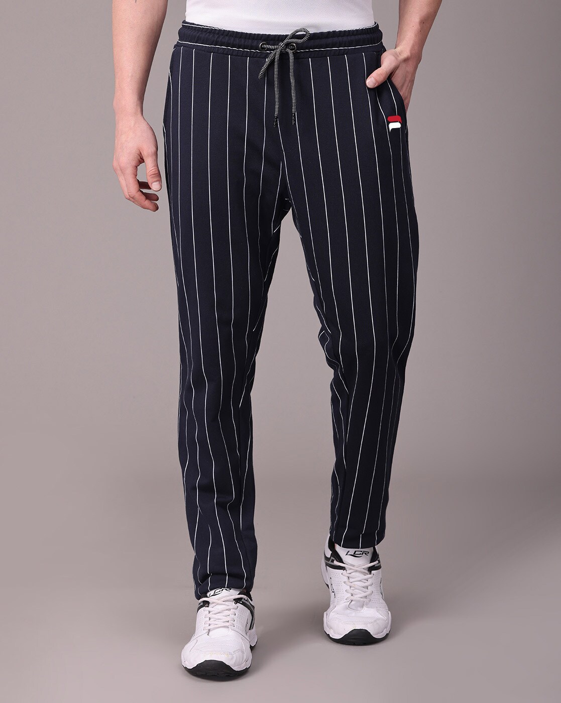 striped sport pants