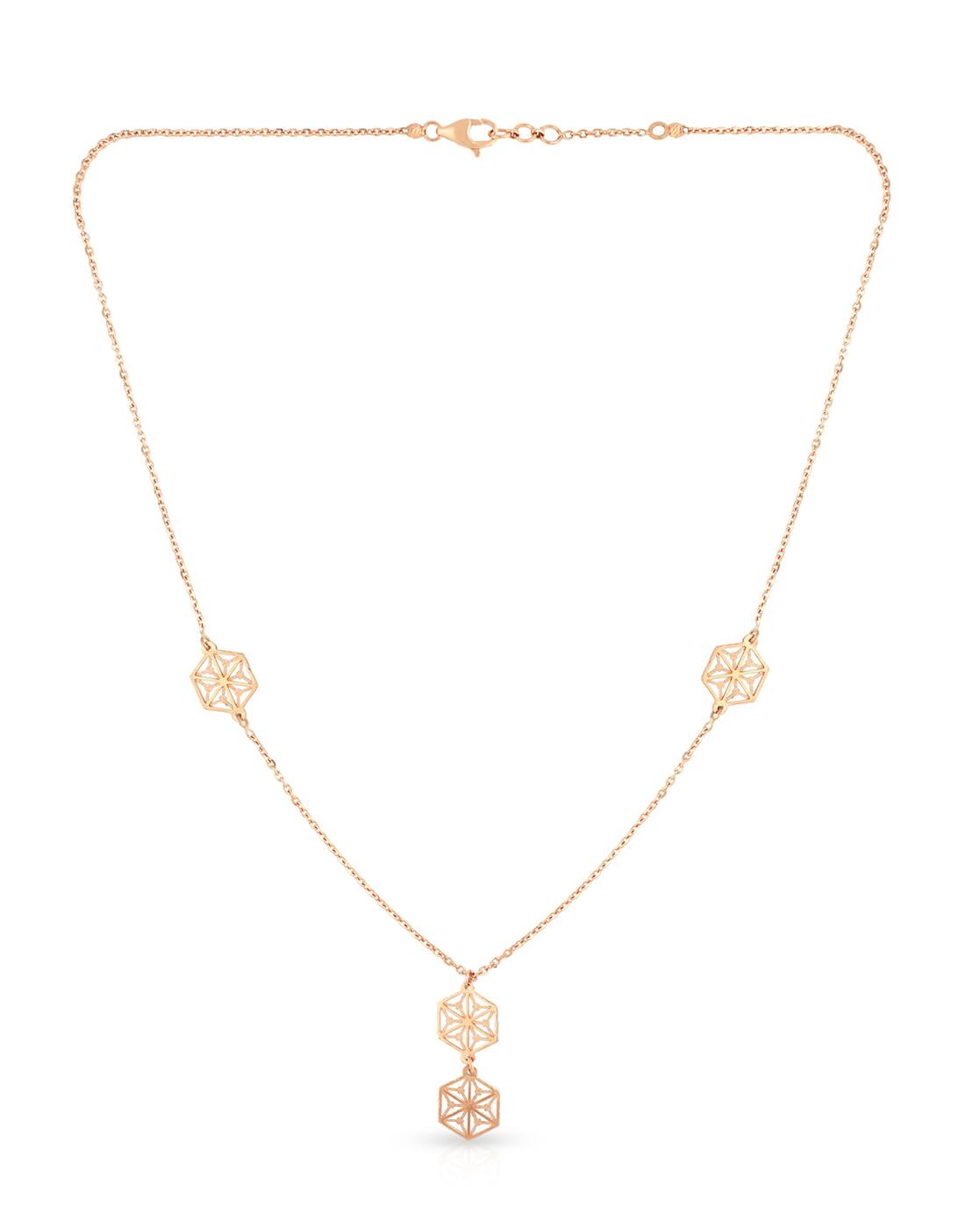 Buy Rose Gold Necklaces \u0026 Pendants for 
