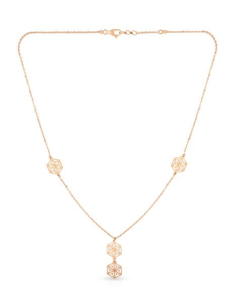 Buy Rose Gold Necklaces \u0026 Pendants for 