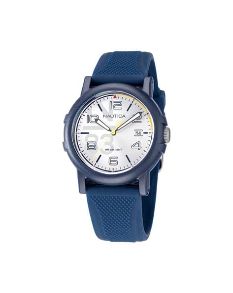 NAUTICA NAPEPF113 Analogue Watch with Resin Strap