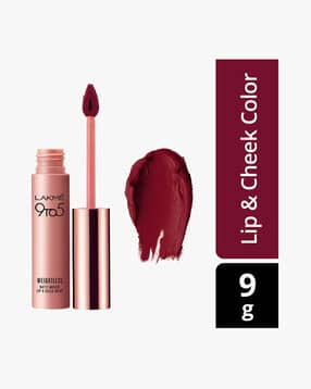 Double Duty Lip & Cheek Mousse Matte Lipstick with Soft Blush - Rosy Plum-image-44