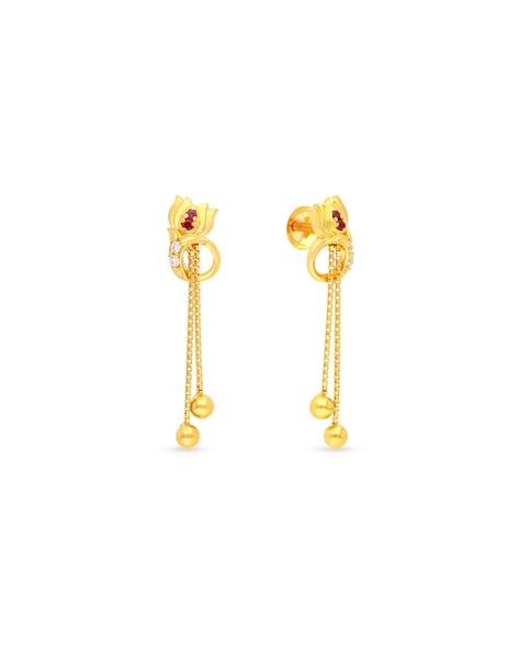 Buy Malabar Gold Earring USEG0345506 for Women Online | Malabar Gold &  Diamonds