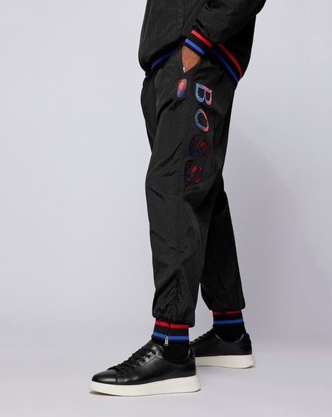 Nba Chicago Bulls Tatum Fleece Track Pants in Black | Red Rat