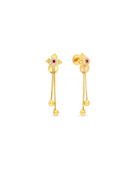 Buy arch fashion Traditional Gold platted Changeable kaanchain stud earrings  CMB20211795 Online at Best Prices in India  JioMart
