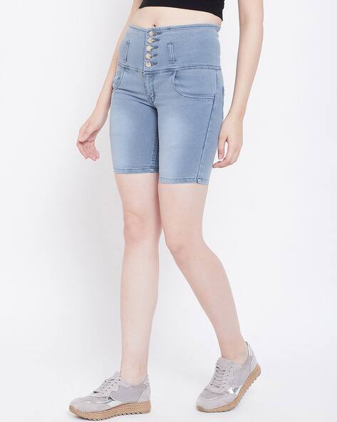 Buy Blue Shorts for Women by Nifty 