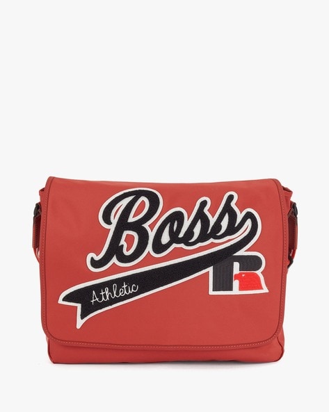 Buy Boss Messenger Bag with Logo | Blue Color | LUXE