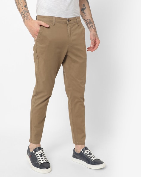 John Players Slim Fit Chinos with Insert Pockets