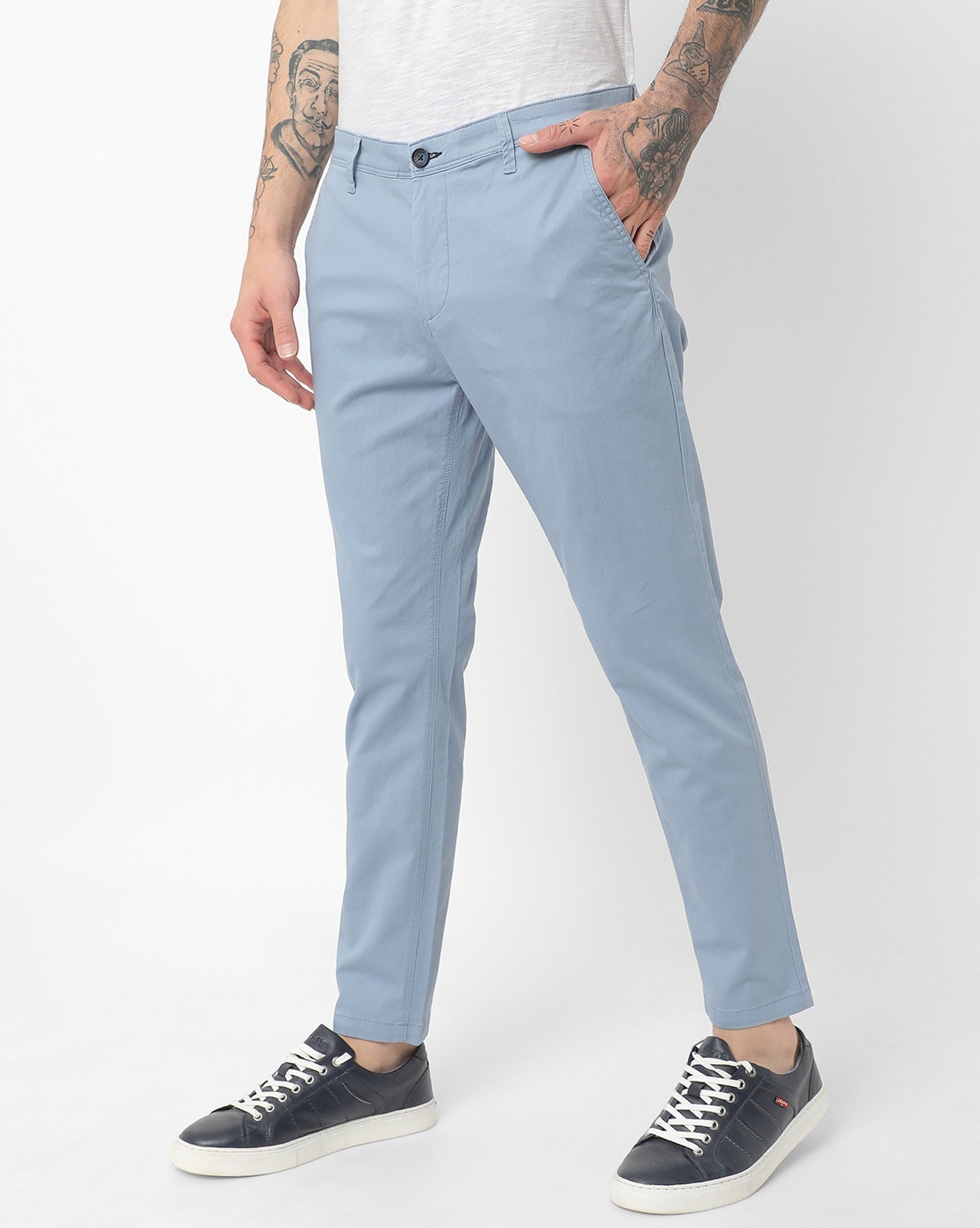25 Mens Fashion Sky Blue Pants ideas  blue pants mens fashion mens  outfits