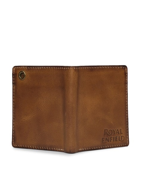 Buy Royal Enfield MLG Brown Casual Leather Bi-Fold Wallet for Men Online At  Best Price @ Tata CLiQ