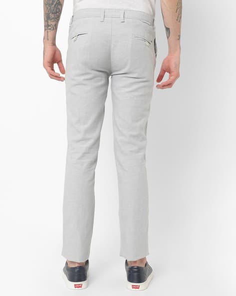 Slim Fit Chinos with Slip Pockets view 3