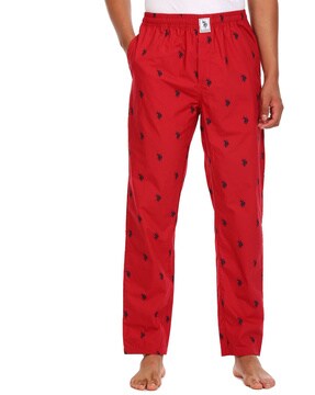 polo red pajama pants