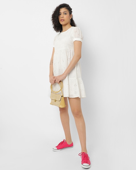 Buy Off White Dresses for Women by RIO Online