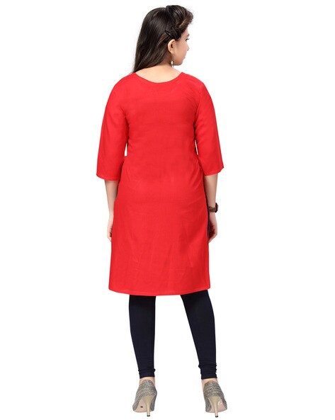 Buy Red Kurtas Kurtis for Girls by AARIKA GIRLS ETHNIC Online