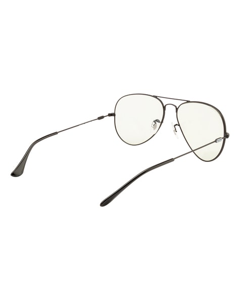 Versace Leather Logo Aviator Sunglasses | Dillard's