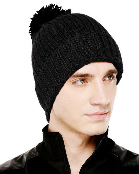 pom pom cap for men