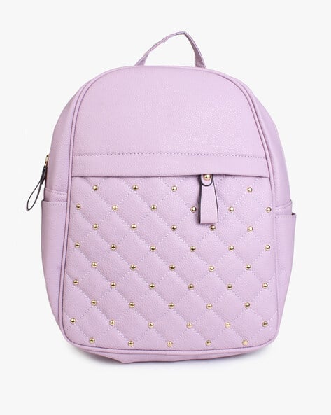 HI-ATTITUDE Quilted Backpack with Front Zipper