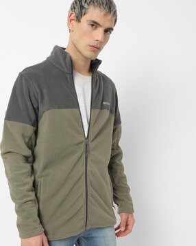 columbia fleece jacket green