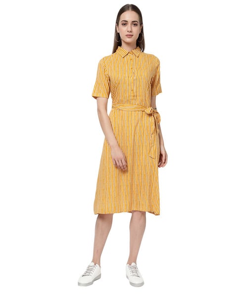 Buy Yellow Dresses for Women by R&B Online 