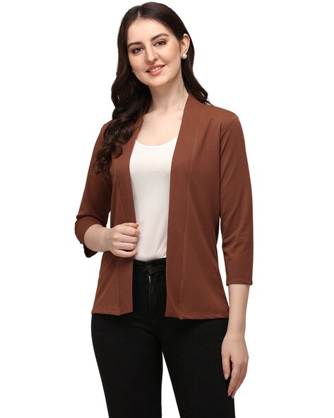 Buy ALLEN SOLLY Black Solid Polyester Womens Formal Wear Blazer | Shoppers  Stop