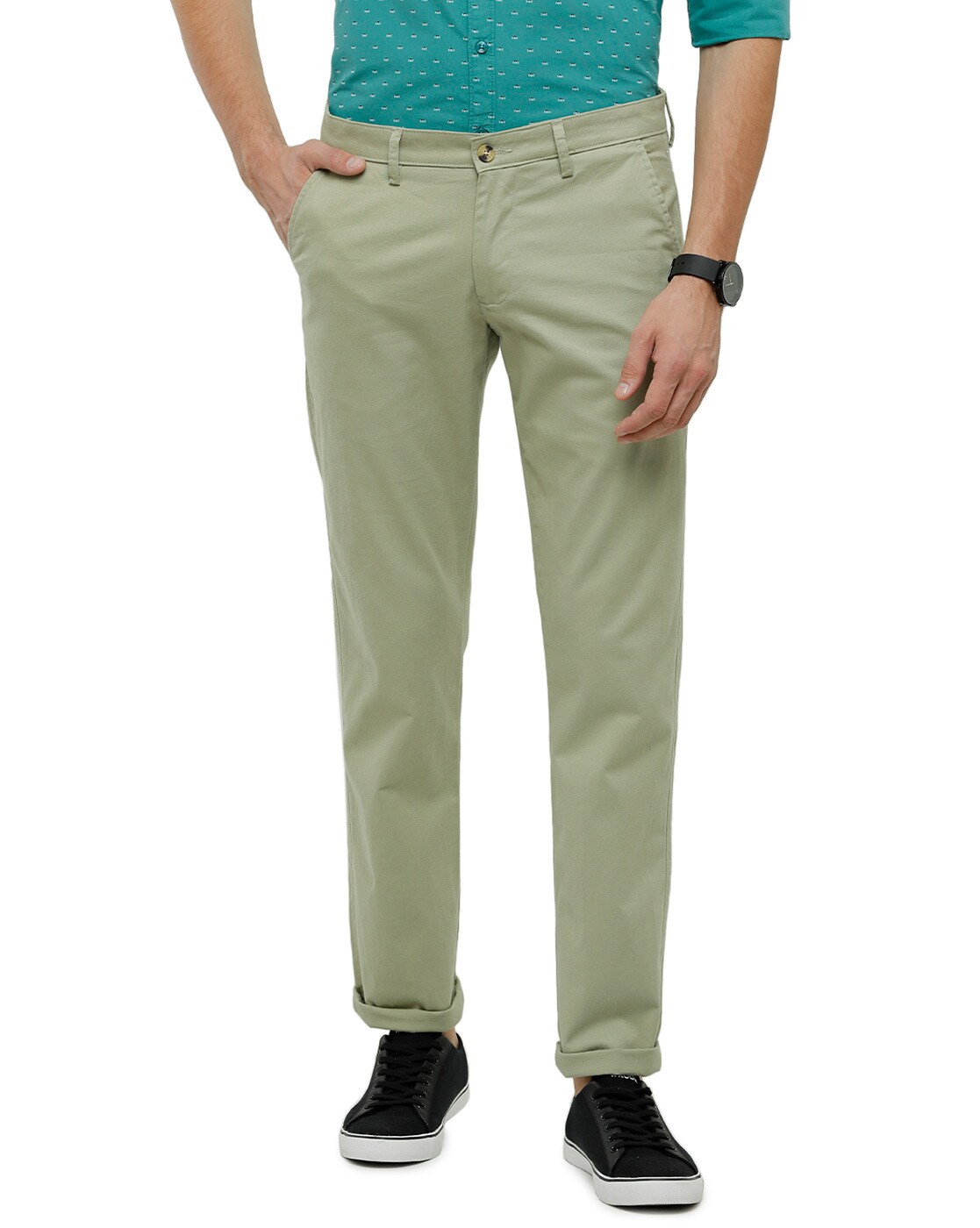 Light Green Linen Trousers | Men's Country Clothing | Cordings EU