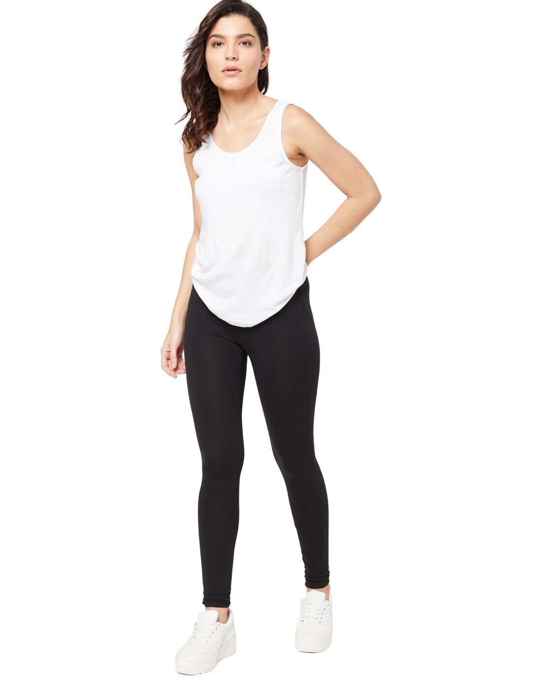 Buy Black Leggings for Women by R&B Online