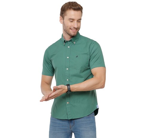 Double two short hot sale sleeve shirts