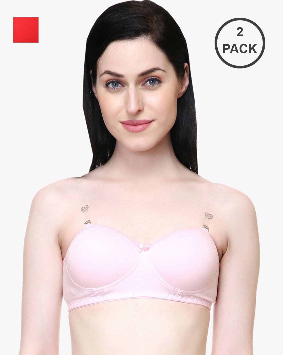 Buy online Pack Of 2 Lightly Padded T-shirt Bra from lingerie for Women by  Lady Lyka for ₹699 at 30% off